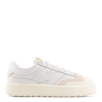 Unisex White and Beige CT302 Trainers