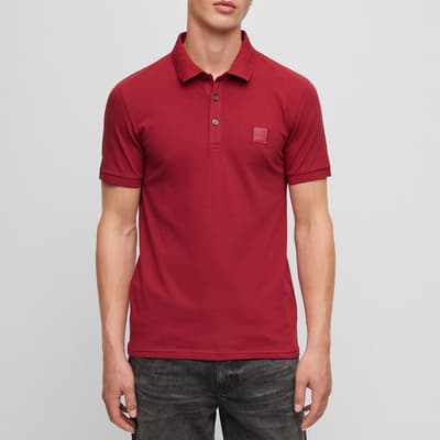 Red Passenger Cotton Blend Polo Shirt