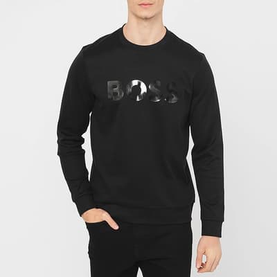Black Salbo Cotton Sweatshirt