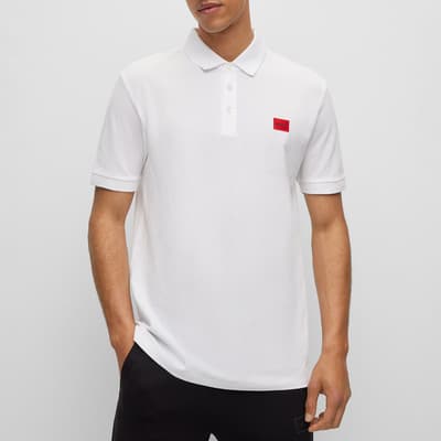 White Deroso Cotton Polo Shirt