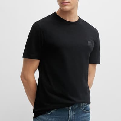 Black Tegood Cotton T-Shirt