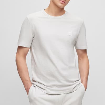 Light Grey Tegood Cotton T-Shirt