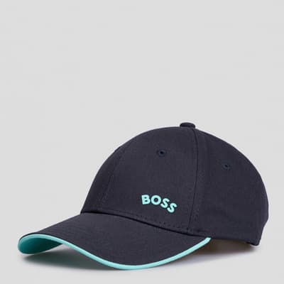 Navy/Blue Bold Cotton Cap