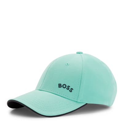 Turquoise Bold Cotton Cap