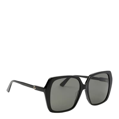 Womens Gucci Black Sunglasses  56mm