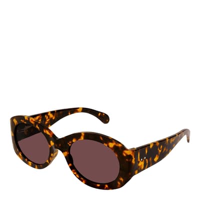 Womens Alaia Havana Brown Sunglasses 53mm
