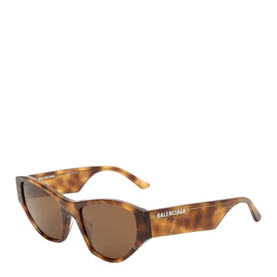 Womens Balenciaga Brown Sunglasses  54mm