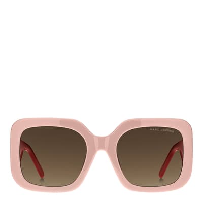 Pink Red Square Sunglasses