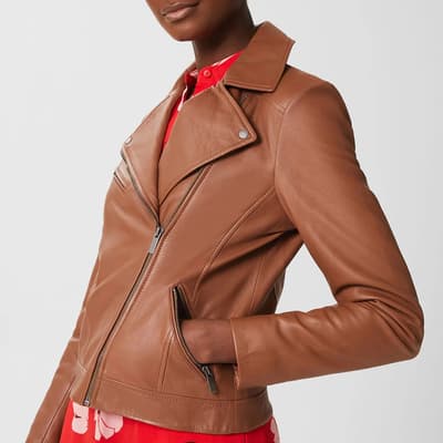 Tan Dakota Leather Jacket