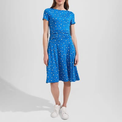 Blue Kimmy Jersey Midi Dress