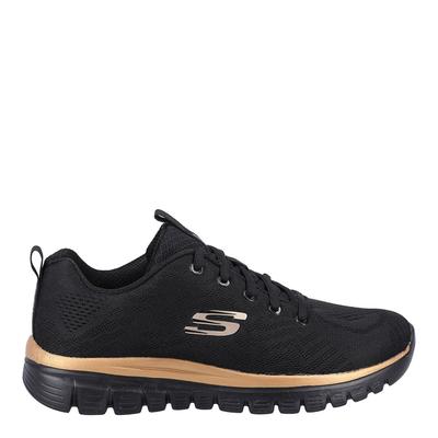 Black/Orange Graceful Get Connected Sports Trainers