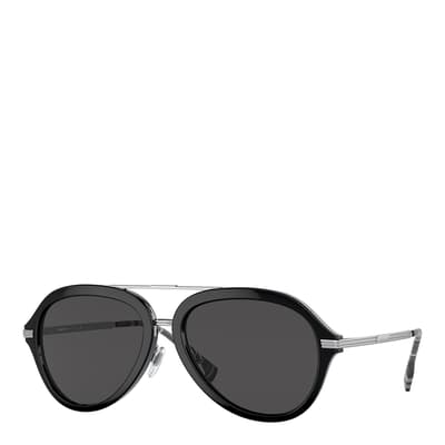 Men's Burberry Black Sunglasses 58mm