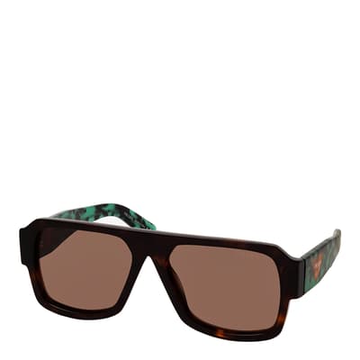 Men's Prada Brown Sunglasses 56mm