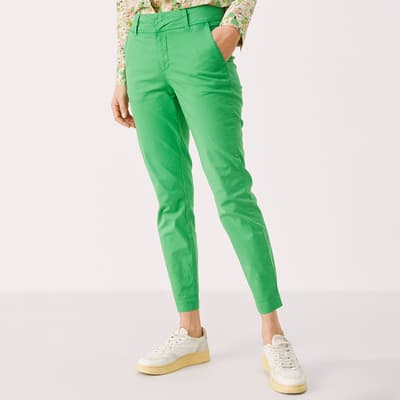 Green Soffys Cotton Trouser 