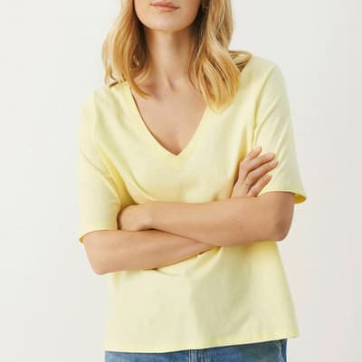 Yellow Bennie Cotton T-shirt