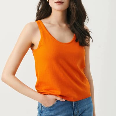 Orange Sabine Cotton Top 