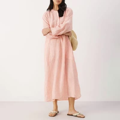 Light Pink Linen Dress