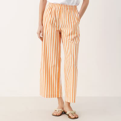 Orange Aisha Cotton Trouser