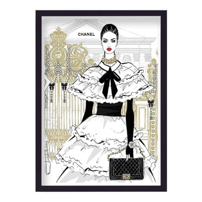 The Chanel Touch Ornate Gateway Framed Print