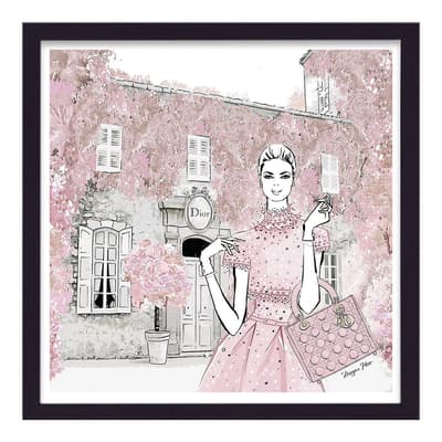 Dior French Retreat Pink Framed Print