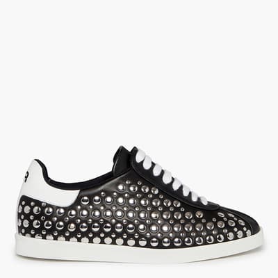 Black Studded Trainers