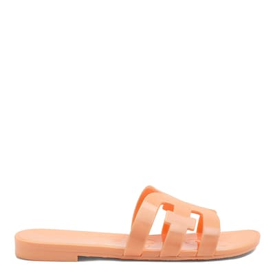 Peach Pearn Bay Jelly Flat Sandals