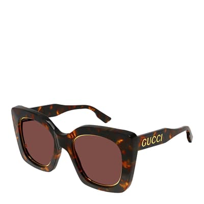 Women's Brown Gucci Sunglasses 51mm