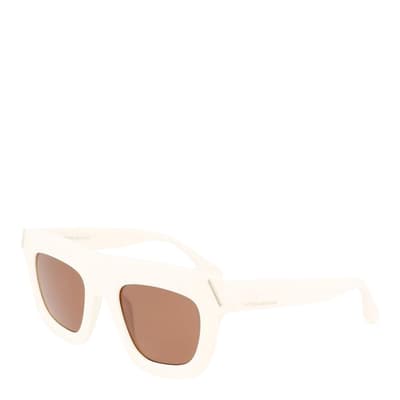 Women's Ivory Victoria Beckham Sunglasses 59mm