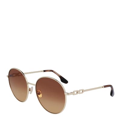 Women's Gold Victoria Beckham Sunglasses 51mm