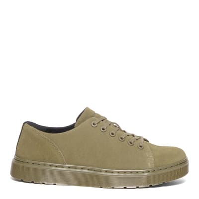 Unisex Olive Dante Canvas Casual Trainers