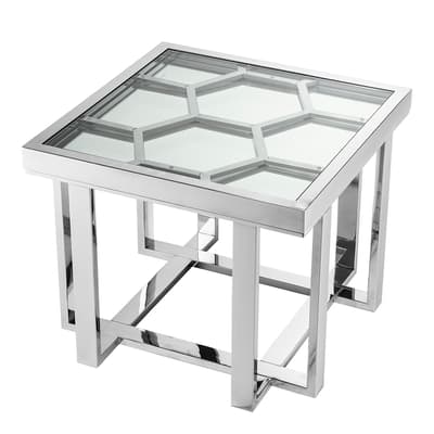 Skeleton Side Table, Silver