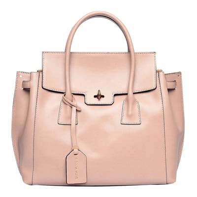 Pink Italian Leather Crossbody bag