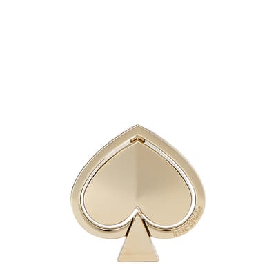 Gold Spade Heart Metal Ring Stand