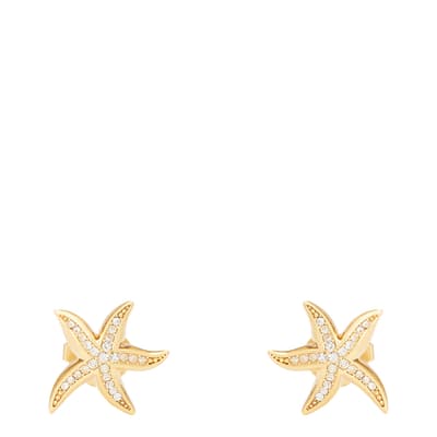 Gold Sea Star Studs