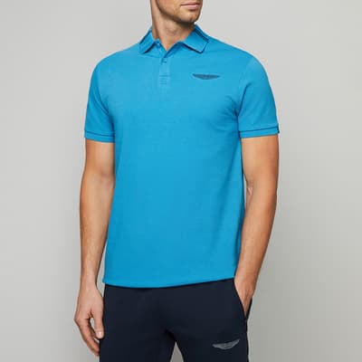 Blue AMR Cotton Polo Shirt