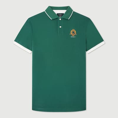 Green Shield Cotton Polo Shirt