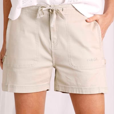 Beige Willoughby Shorts