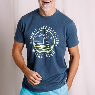 Navy Paddle Graphic T-Shirt