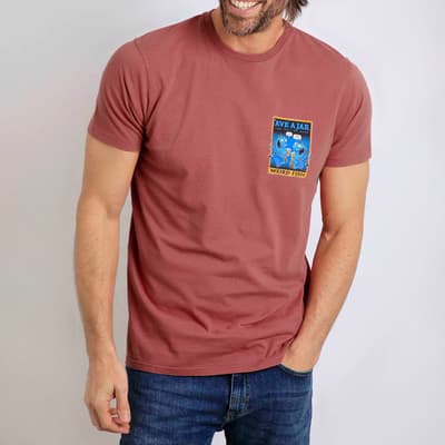 Rust Ave A Jar Cotton T-Shirt