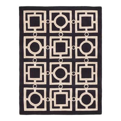 Evans Carpet Black, 170 x 240cm