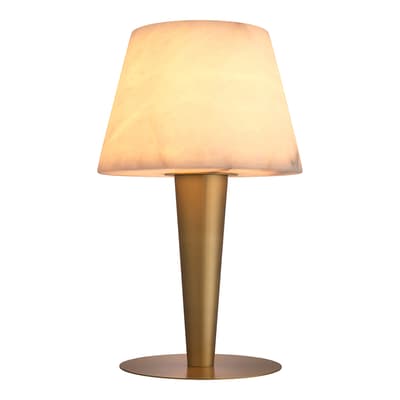 Scarlette Table Lamp, Antique Brass