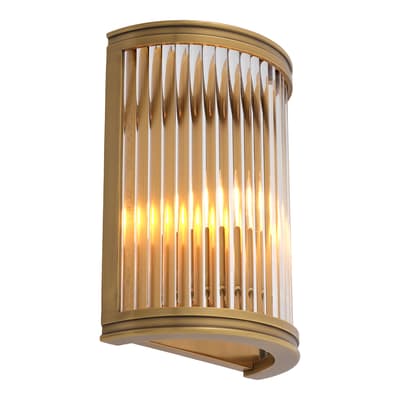 Alice Wall Lamp, Vintage Brass