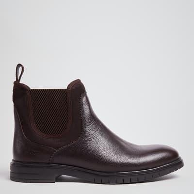 Brown Chester Leather Chelsea Boot