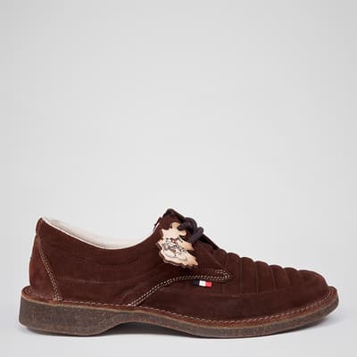 Chocolate Jagger Leather Lace Up Shoe