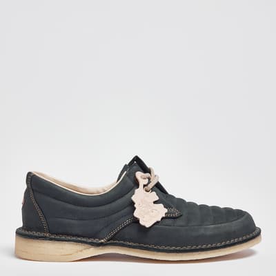 Navy Jagger Leather Lace Up Shoe