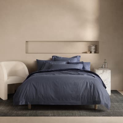1200TC Millennia Tailored King Duvet Cover, Ink