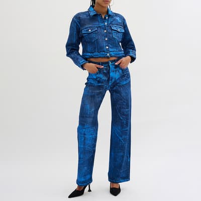 Blue Mettalic Aspen Trouser