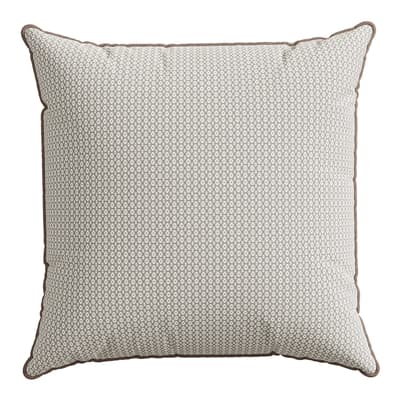 Hemma Square Pillowcase, Linen/Chartreuse