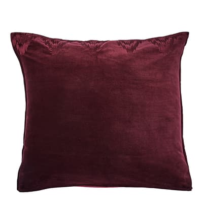 Aris Square Pillowcase, Mulberry