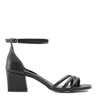 Black Strappy Heeled Sandals